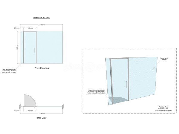 HireACamera.com Ltd (Mayfield, Sussex): Office Glass Screens and Doors