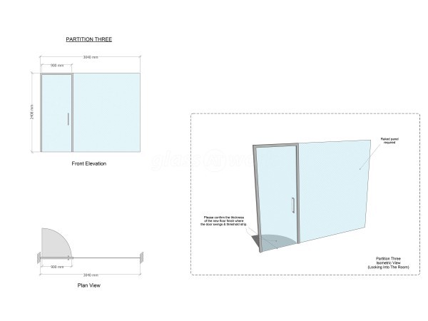 HireACamera.com Ltd (Mayfield, Sussex): Office Glass Screens and Doors