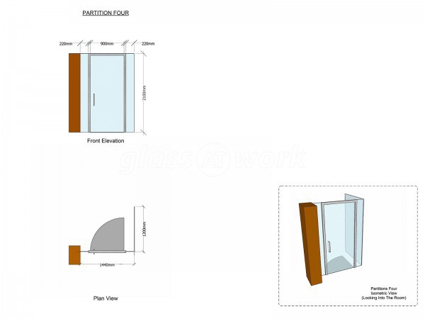 Clovemead Ltd (Chester, Chesh​ire): Hospital Glass Office Walls