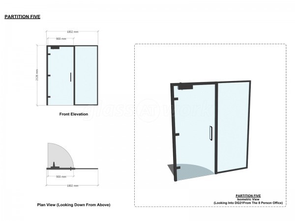 Howard Civil Engineering (Seacroft, Leeds): Commercial Glass Office Installation