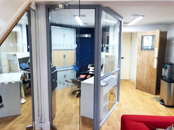 Humanify Ltd (Wandsworth, London): Glass Wall With Sliding Glass Hatch