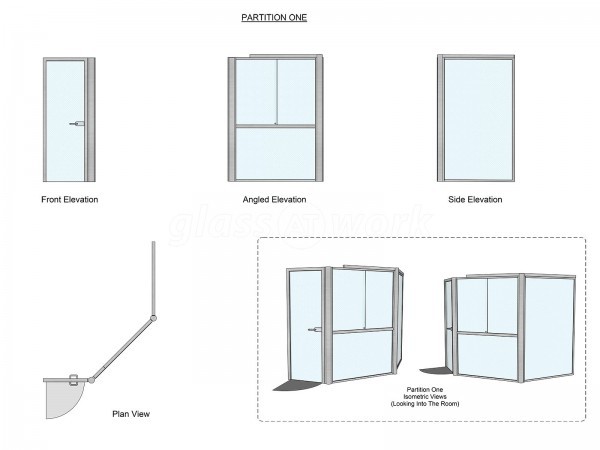 Humanify Ltd (Wandsworth, London): Glass Wall With Sliding Glass Hatch