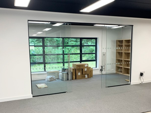 IDC Electrical [Southern] (Whiteley, Hampshire): Frameless Glass Office Installation
