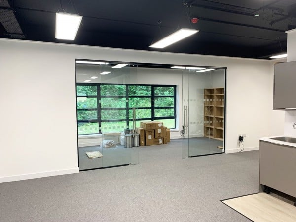 IDC Electrical [Southern] (Whiteley, Hampshire): Frameless Glass Office Installation