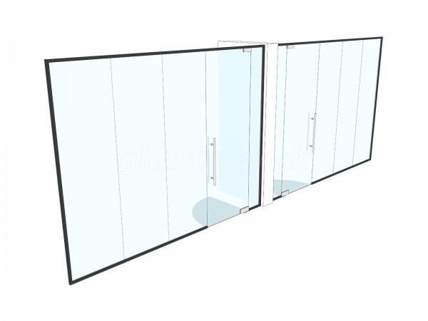 IDC Electrical [Southern] (Whiteley, Hampshire): Frameless Glass Office Installation