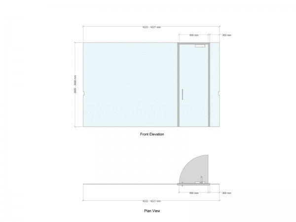 ILA Law (Poole, Hampshire): Acoustic Glass Office Partition