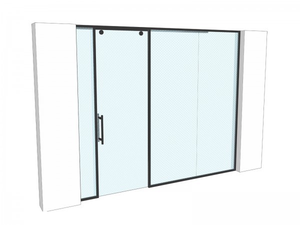 IPE Developments (Mayfair, London): Glass Partition with Sliding Door