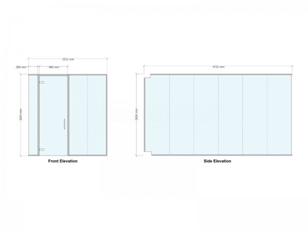 ISB Global (Brentford, London): Acoustic Glass Corner Office