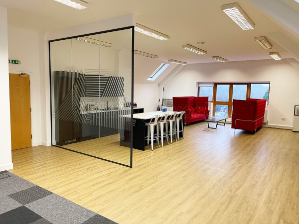 ISI Global (Lutterworth, Leicestershire): Glass Office Room Divider Screen