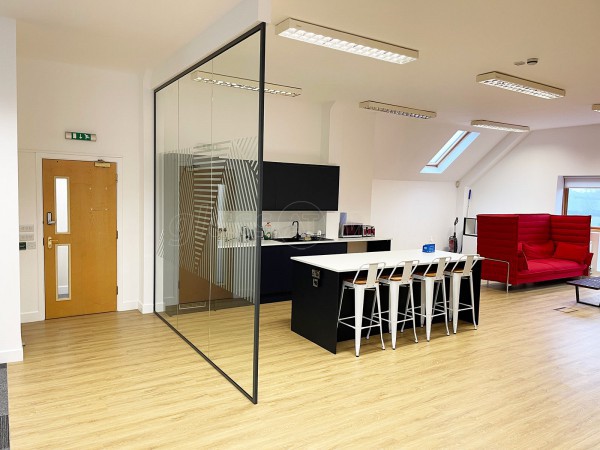 ISI Global (Lutterworth, Leicestershire): Glass Office Room Divider Screen