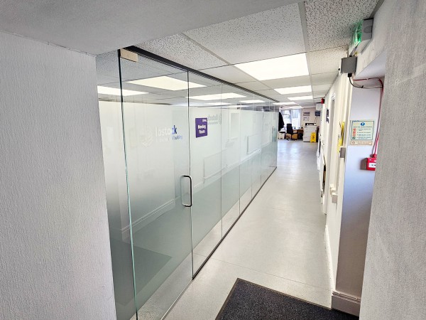 Ibstock PLC (Sheffield, South Yorkshire): Glass Corner Office With Window Film