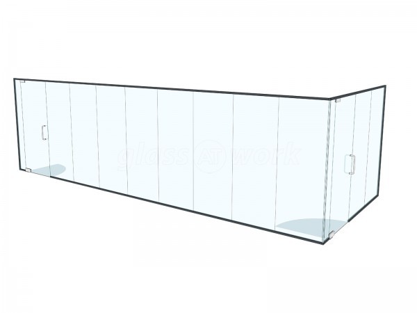 Ibstock PLC (Sheffield, South Yorkshire): Glass Corner Office With Window Film