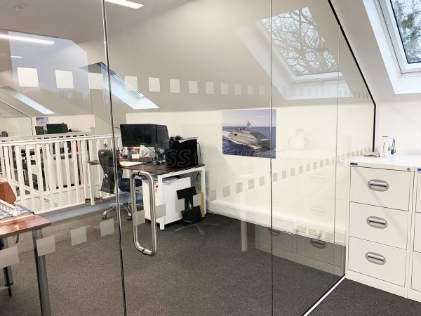 Incat Crowther (Romsey, Hampshire): Loft Room Frameless Glass Office Wall and Door