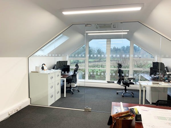 Incat Crowther (Romsey, Hampshire): Loft Room Frameless Glass Office Wall and Door