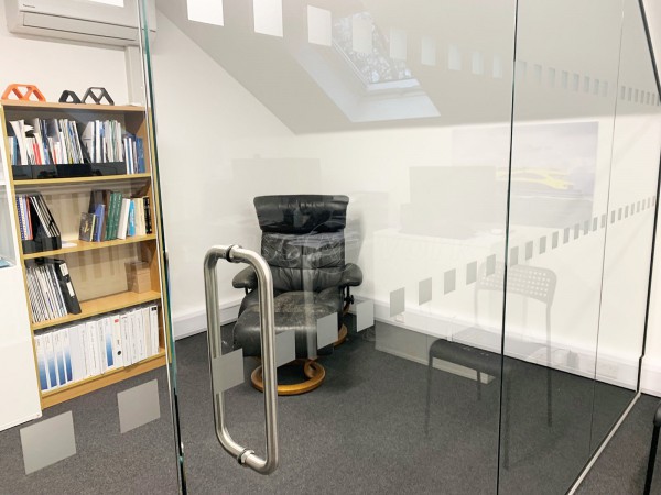 Incat Crowther (Romsey, Hampshire): Loft Room Frameless Glass Office Wall and Door