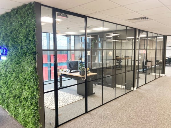 Inovus Medical (St Helens, Merseyside): T-Bar Glass Office Suite