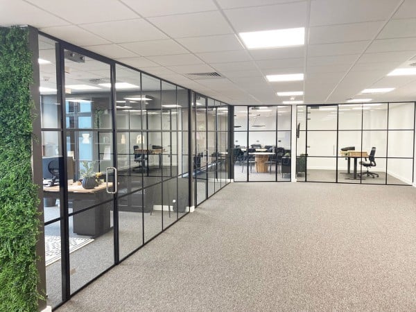 Inovus Medical (St Helens, Merseyside): T-Bar Glass Office Suite