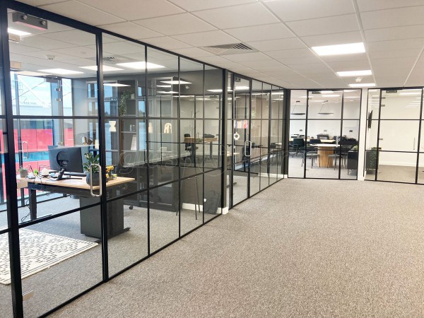 Inovus Medical (St Helens, Merseyside): T-Bar Glass Office Suite