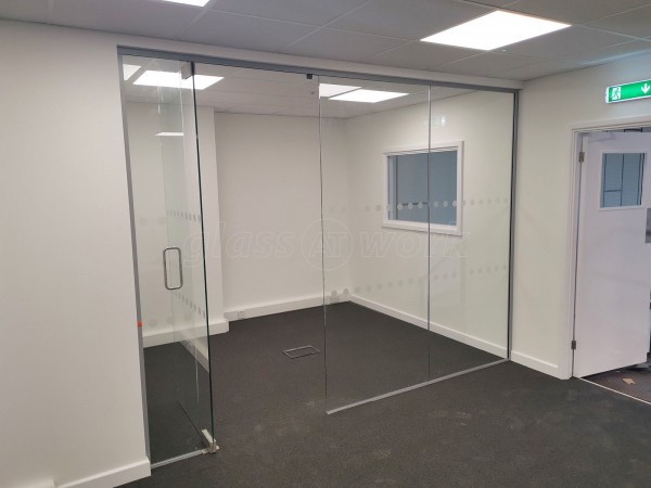 Interior Service Ltd (Brierley Hill, West Midlands): Small Glazed Office Divider / Separation Screen