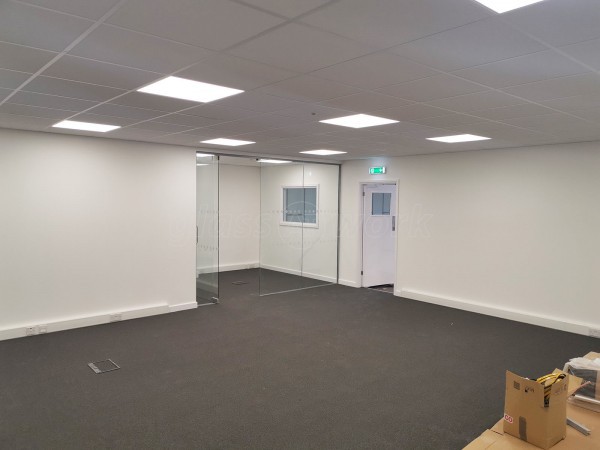 Interior Service Ltd (Brierley Hill, West Midlands): Small Glazed Office Divider / Separation Screen