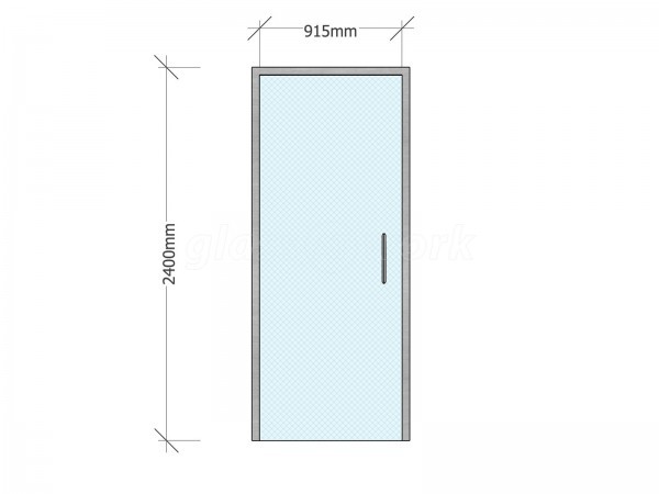 James Andrew Recruitment Solutions (Clarendon Park, Leicester): Glass Sliding Door + Glass Hinged Door