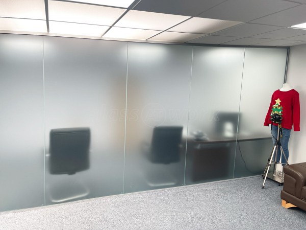 JD Fashion (Nelson, Lancashire): Glass Office Partitions With Window Film