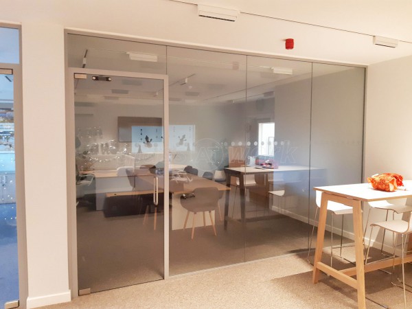 JD Interior Solutions (Peterborough, Cambridgeshire): Toughened Glass Meeting Room With Glazed Door