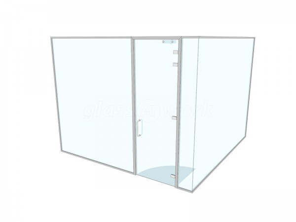 James and Taylor (Surbiton, Surrey): Acoustic Glass Corner Office