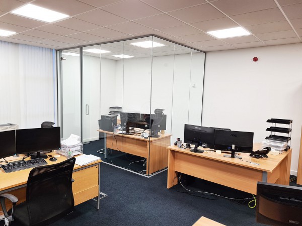 KMP Solutions (Edgeware Road, London): Glass Office Fit-out With Double and Single Glazed Acoustic Offices and Meeting Rooms
