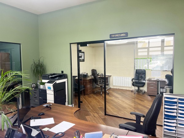 K and K Brickwork Contractors (Wetherby, West Yorkshire): Acoustic Glass Office Partitions