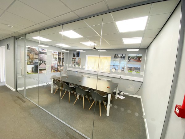 Ketley Brick Company Ltd (Brierley Hill, West Midlands): Commercial Glass Office Partition Installation