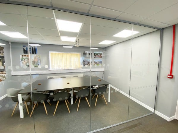 Ketley Brick Company Ltd (Brierley Hill, West Midlands): Commercial Glass Office Partition Installation