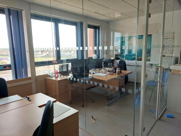 Kingswood Medical Group (Swindon, Wiltshire): Glass Corner Office Pod With Soundproofed Laminated Glazing