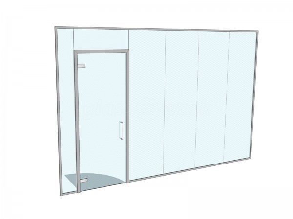 LS Studios London Ltd (Aldgate, London): Laminated Acoustic Glass Office Partition