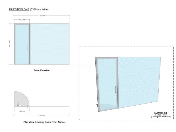 LS Studio London Ltd (Farringdon, London): Double Glazed Glass Office Dividing Screen