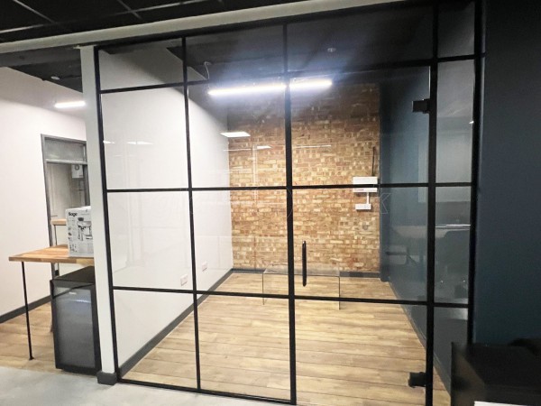 Latus Health (Hull, East Riding of Yorkshire): T-Bar Metal Banded Glass Office Partitions