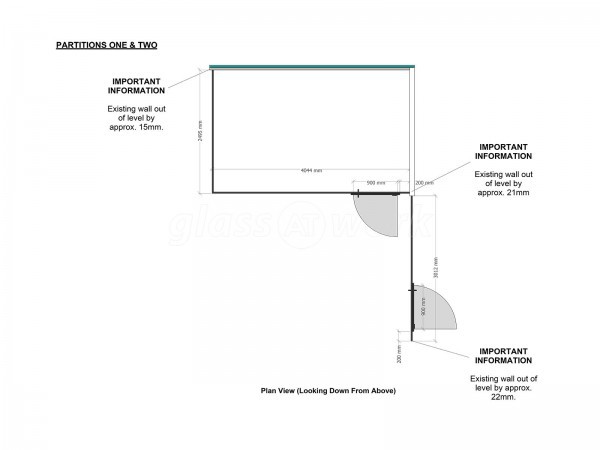 Latus Health (Hull, East Riding of Yorkshire): T-Bar Metal Banded Glass Office Partitions