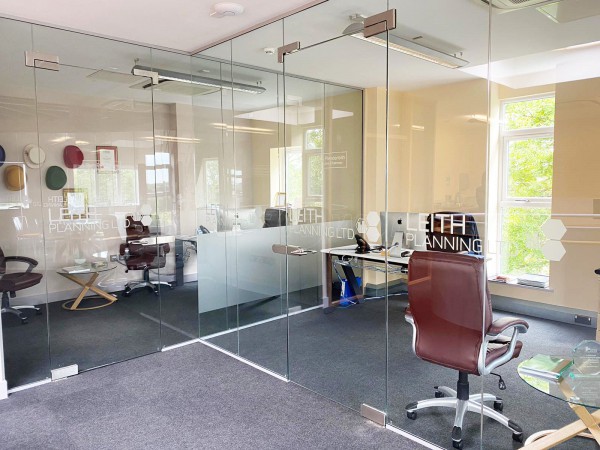 Leith Planning Group (Kirkham, Lancashire): Toughened Glass Office Installation