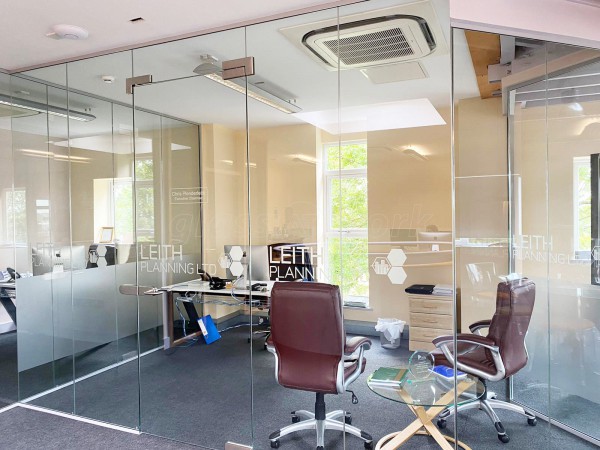 Leith Planning Group (Kirkham, Lancashire): Toughened Glass Office Installation