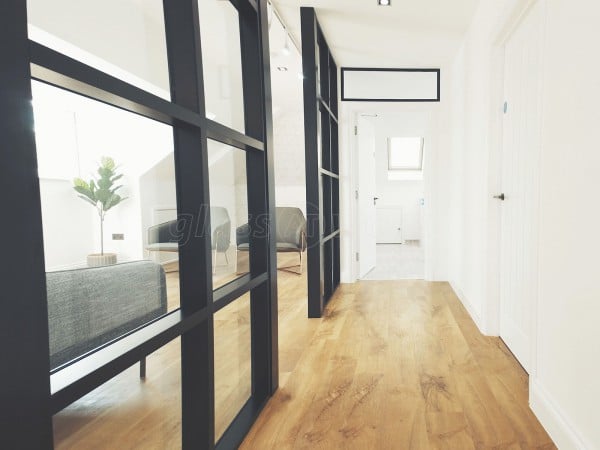 Anglian Dental (Pinner, London): Dental Practice Refurbishment With Industrial Style Black Framed Glazing