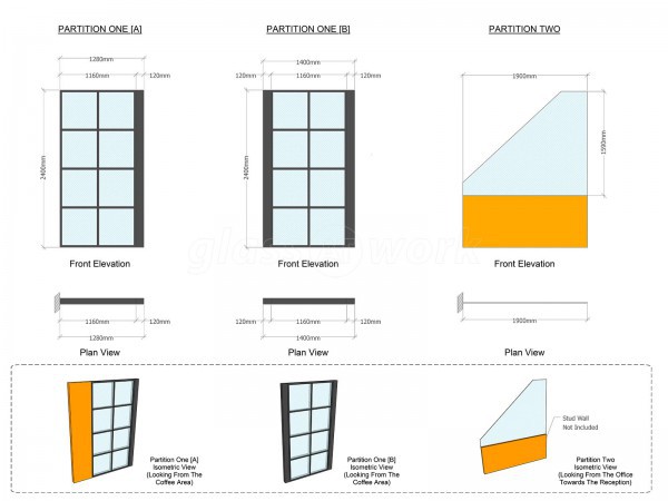 Anglian Dental (Pinner, London): Dental Practice Refurbishment With Industrial Style Black Framed Glazing