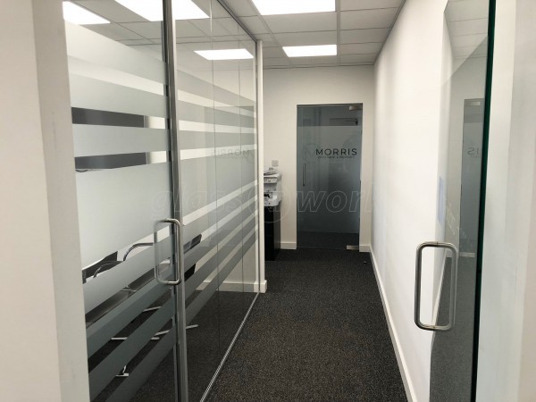 Woolbro Morris Ltd (Finchley, London): Glass Partition Office Fit-Out in London