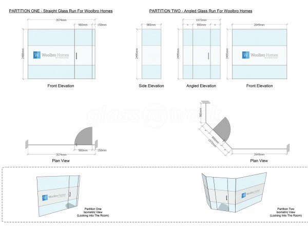 Woolbro Morris Ltd (Finchley, London): Glass Partition Office Fit-Out in London