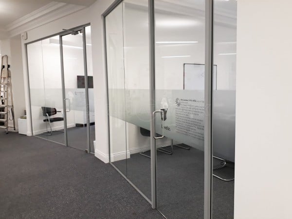 Kiwi Power/Dant Properties (Finsbury Circus, London): Glass Partitions With Doors and Window Film