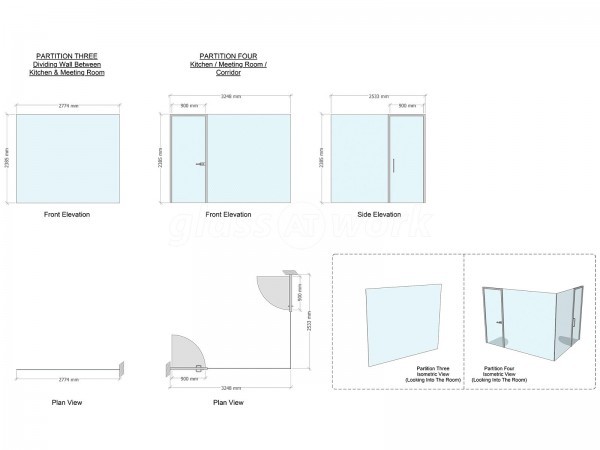 Lush Fashion Limited (Leicester, Leicestershire): Multiple Glazed Offices Using Toughened Frameless Glass