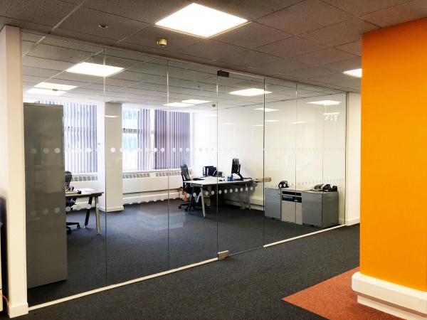 Managed Enterprise Technologies Ltd (Edgbaston, Birmingham): Toughened Glass Office Partition, Frameless Door