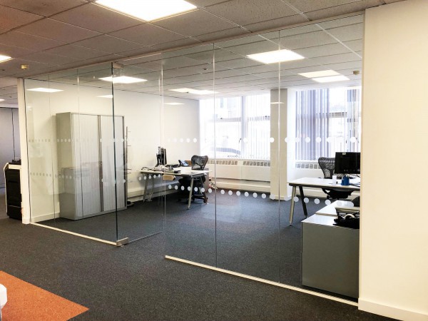 Managed Enterprise Technologies Ltd (Edgbaston, Birmingham): Toughened Glass Office Partition, Frameless Door