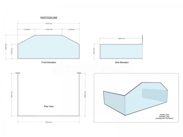 Domestic Project (Osted, Surrey): Mezzanine Glazed Wall Partitioning