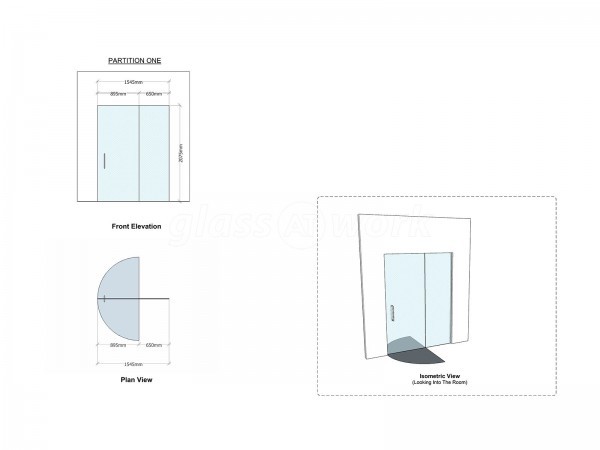 HDI Ltd (Northern Quarter, Manchester): Small Glass Screen in a Retail Outlet