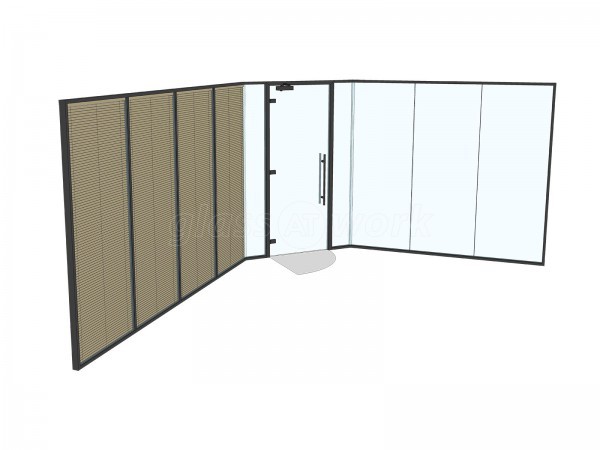 Matthew Slessor Wealth Management (Carlisle, Cumbria): Double Glazed Corner Office With Blinds